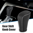 Shift Knob Cover for Honda Accord (2018–2022) - Black, Gray Stitches