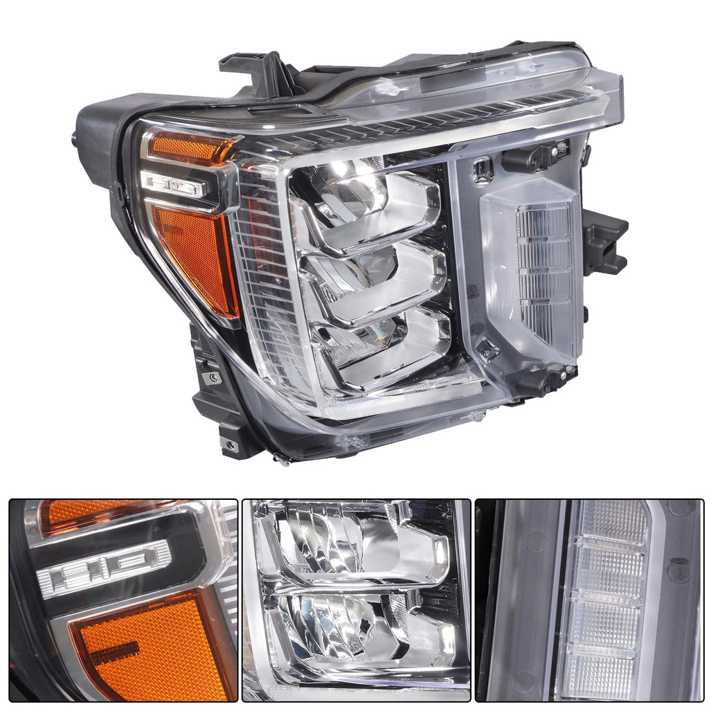 Full LED Headlights for GMC Sierra 2500 3500 HD (2020-2023)