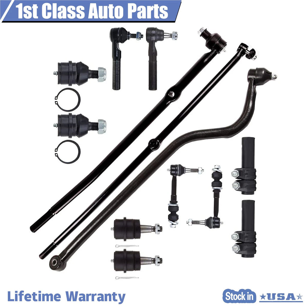 13pcs Tie Rod Adjusting Sleeve Kit for Dodge Ram 1500 (2000–2001)