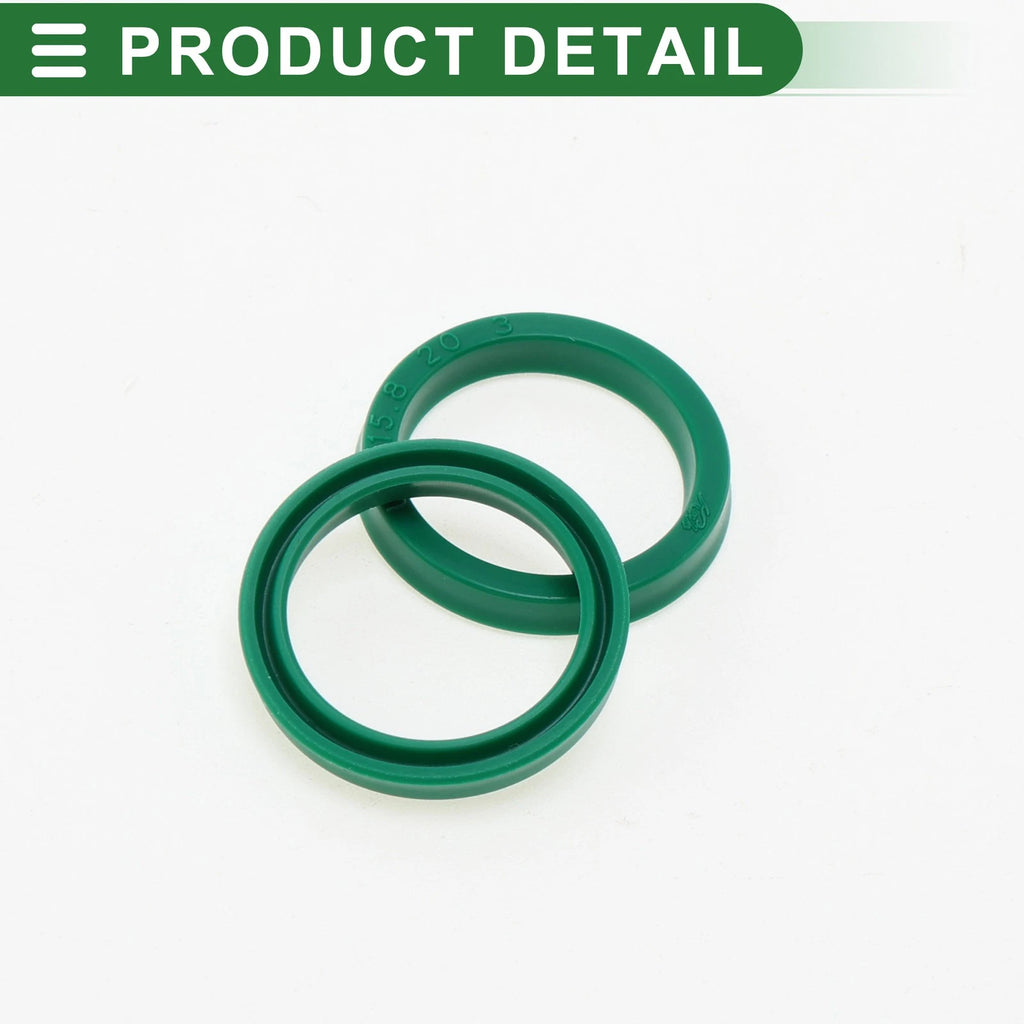 Set of 5 Oil Seal Rotary Shaft Seal TPU 15.8x20x3mm High Pressure
