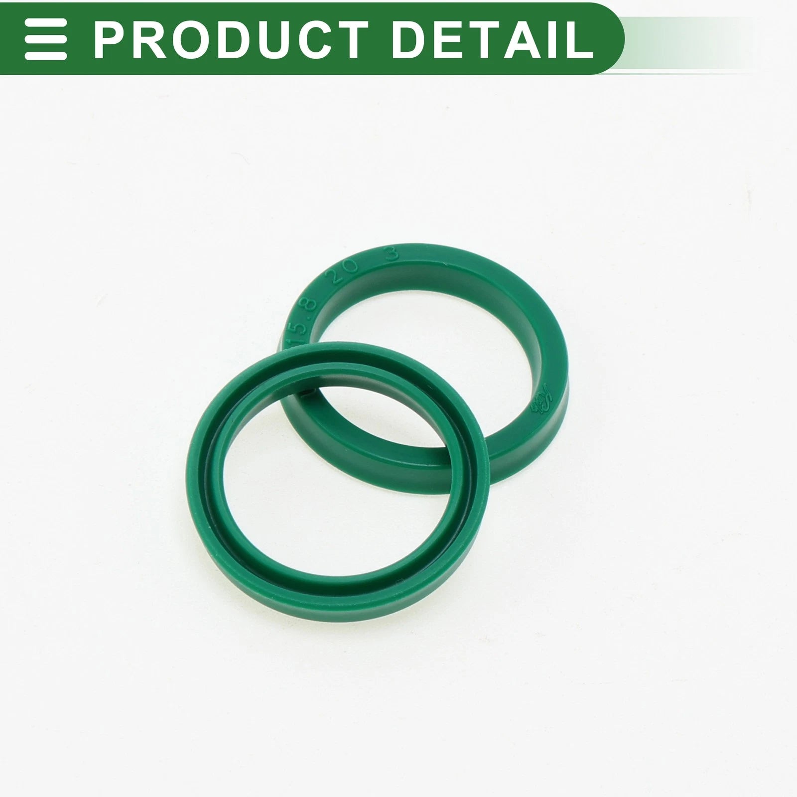 Set of 5 Oil Seal Rotary Shaft Seal TPU 15.8x20x3mm High Pressure