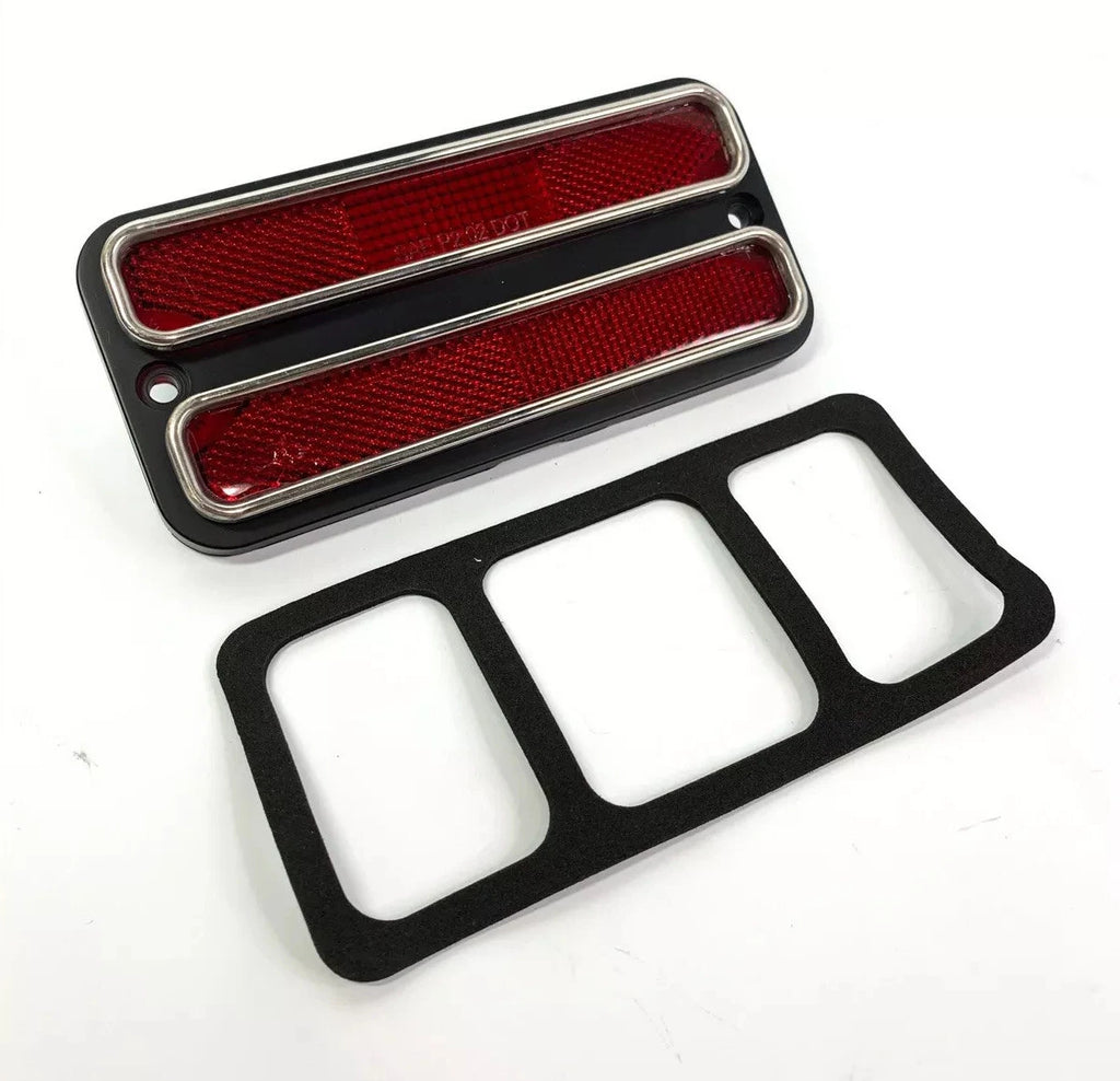 Side Marker Lights Red Pair for 1968-1972 Chevy GMC Truck Turn Signals
