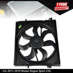 Radiator Cooling Fan Assembly for Nissan Rogue Sport (2017–2019)