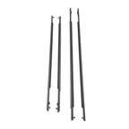 Set of 4 Weatherstrip Door Belt Moulding for Toyota Prius (2010–2015)