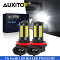 2X H11 H8 H16 LED Fog Light Bulbs for