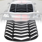 ABS Rear Window Louver Cover Sun Shade Vent for Ford Mustang (2015–2023)