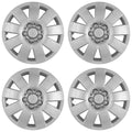 2003-2004 Toyota Corolla 15" Silver Push-on Wheel Cover Hubcaps | 15 in