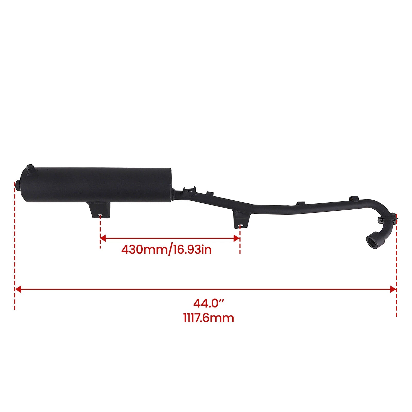 Exhaust Muffler for Honda Fourtrax 300 TRX300 (1993–2000) ATV