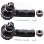 2X Front Outer Tie Rod Ends for Ford Escort (1991–2002) & Mercury Tracer (1991–1999)