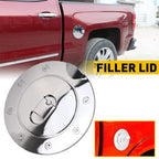 Chrome Fuel Gas Door Cover for Chevy Silverado (2007–2013)