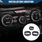 Set of 1 Air Conditioner Control Switch Knob Cover for Subaru Impreza (2017–2023)