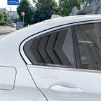 Rear Window Louver Vent Covers for BMW 5-Series (2011–2017)