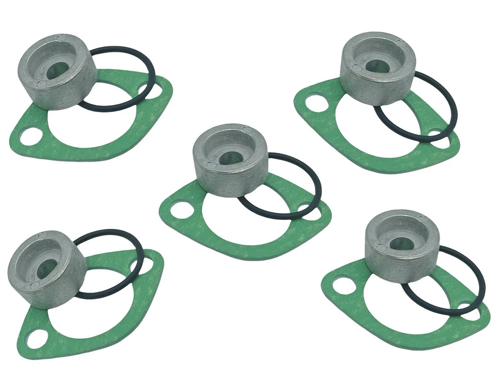 Set of 5 Anodes for Suzuki Outboard Motor (55321-87J00, 09280-22019, 11265-87E10)