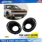 ABS Fog Light Cover Bezel Pair for Dodge Challenger (2015–2023)