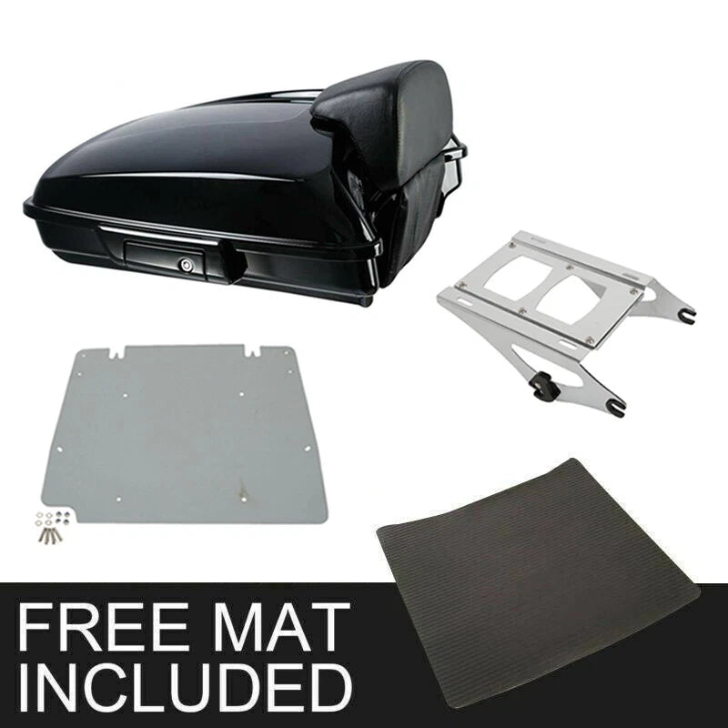 Trunk Backrest Mount Plate for Harley Touring Street Road Glide (2014–2026)