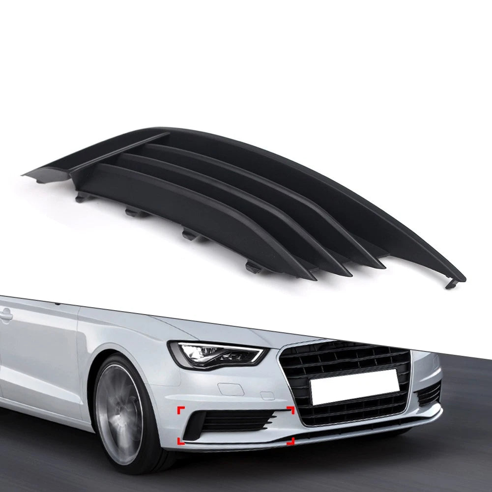 Right Front Bumper Lower Grille Fog Light Cover for Audi A3 S3 (2013–2017)