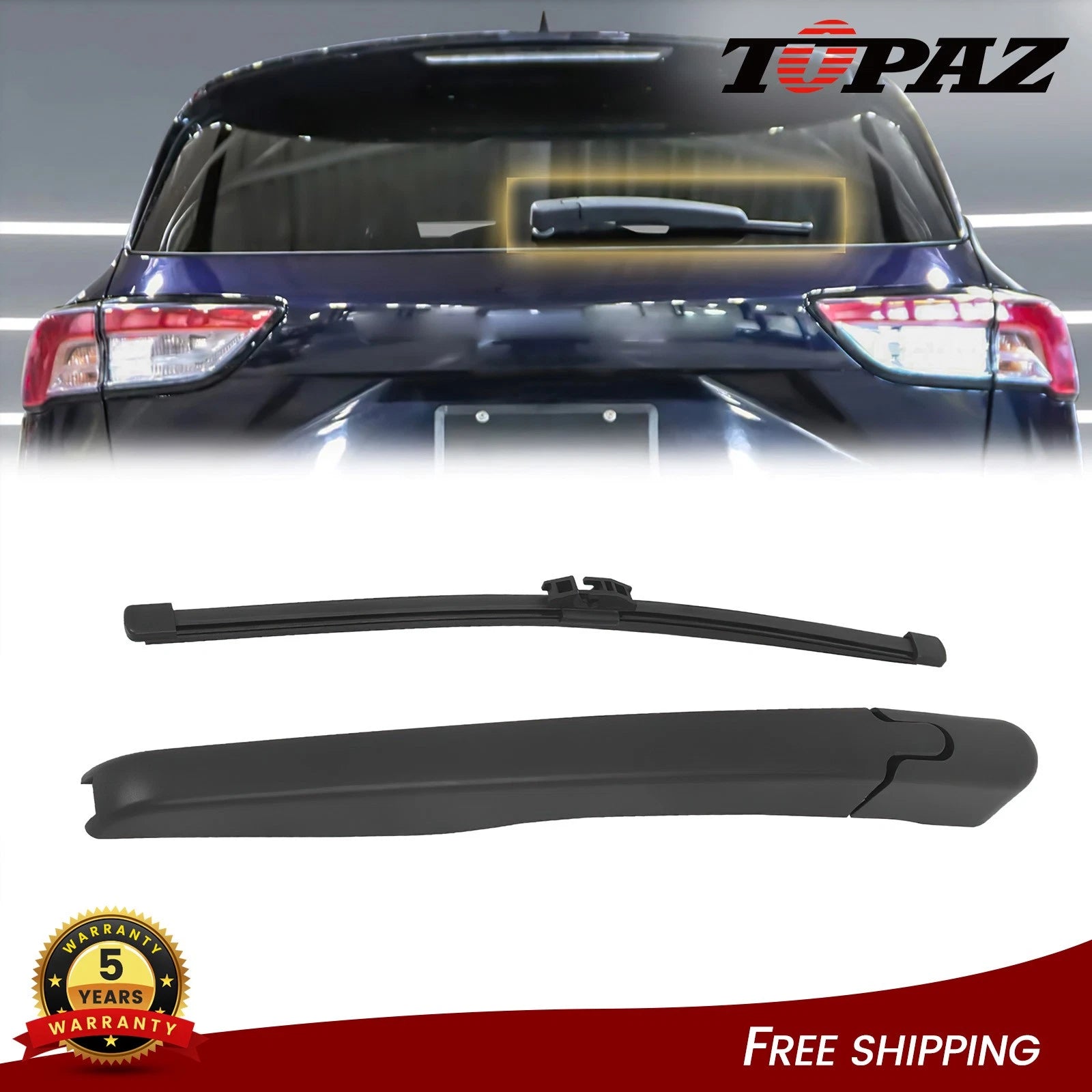 Rear Windshield Wiper Arm with Blade for Ford Escape (2021–2024)