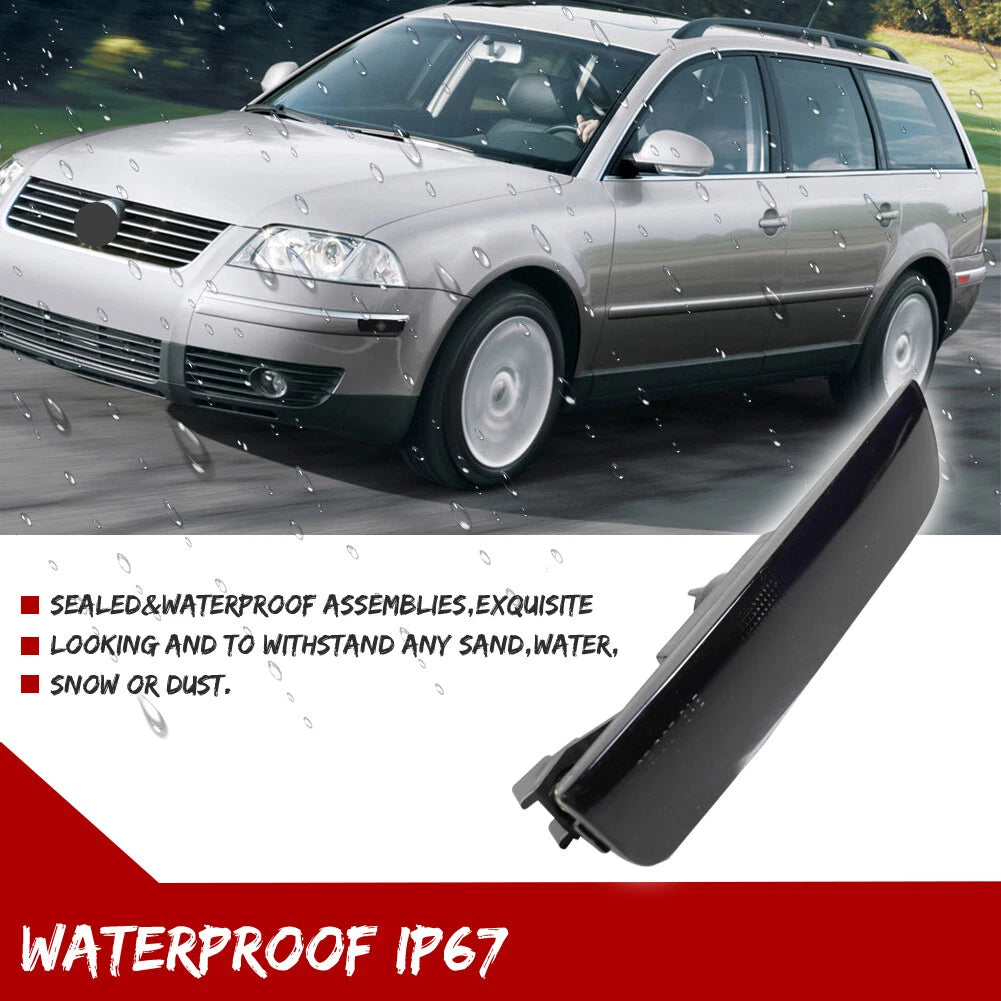 Set of 2 Smoked Side Marker Lamp Covers for VW Passat B5.5