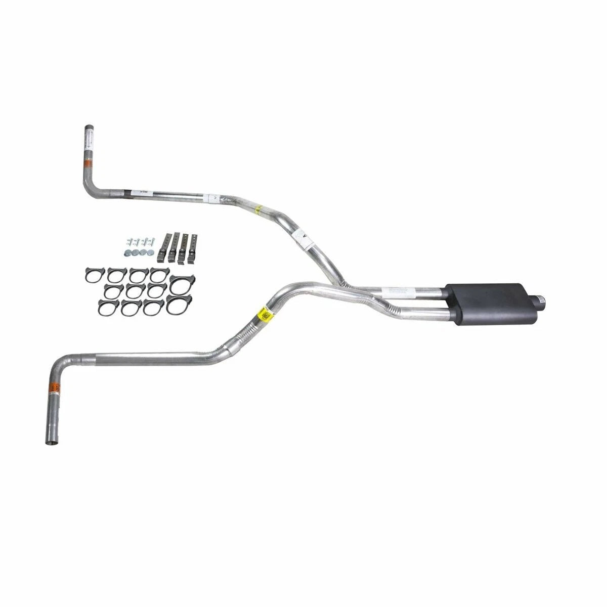 Dual Exhaust 2.5" Pipe & Flowsound Muffler for Dakota (1987–1996)
