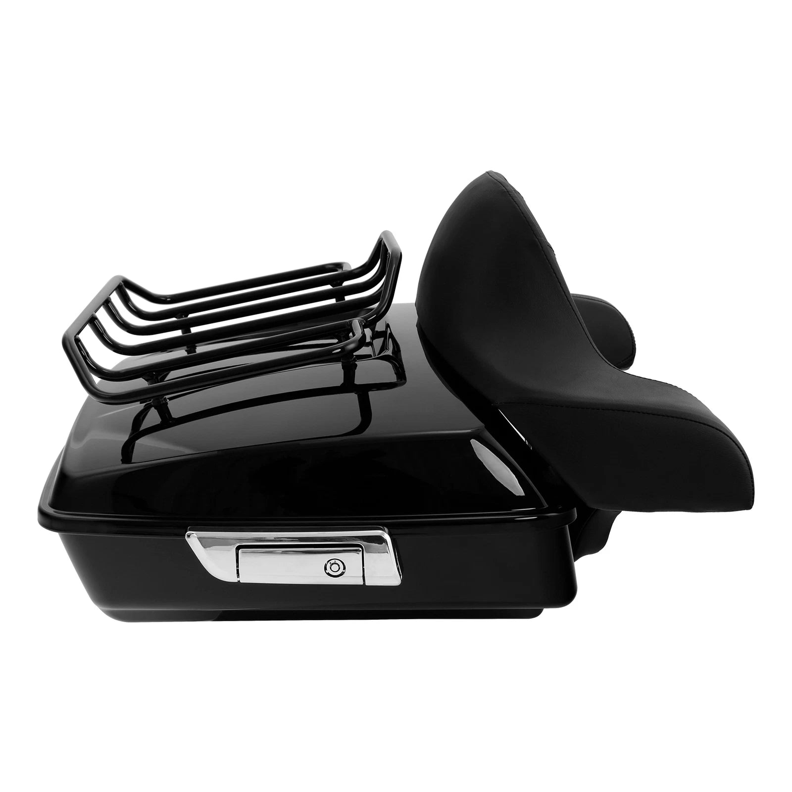 Chopped Trunk Backrest Rack & Mount for Harley Touring Road King (1997–2008)