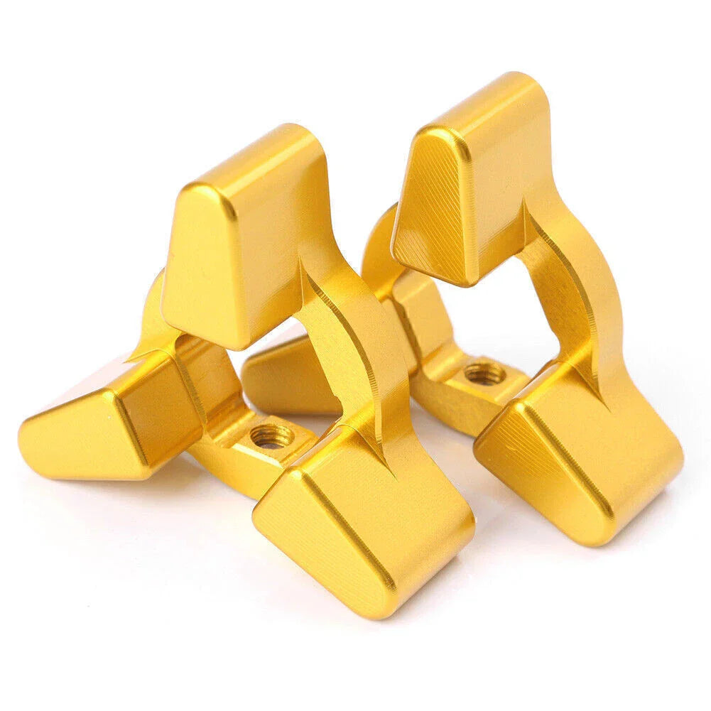 CNC 14mm Fork Preload Adjusters for Universal Suspension - Gold