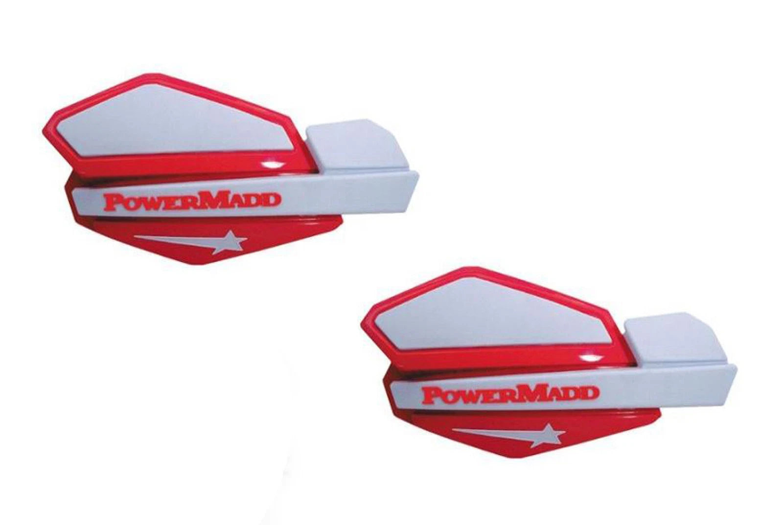 Powermadd Star Series Handguards for ATV (Red, 34222)
