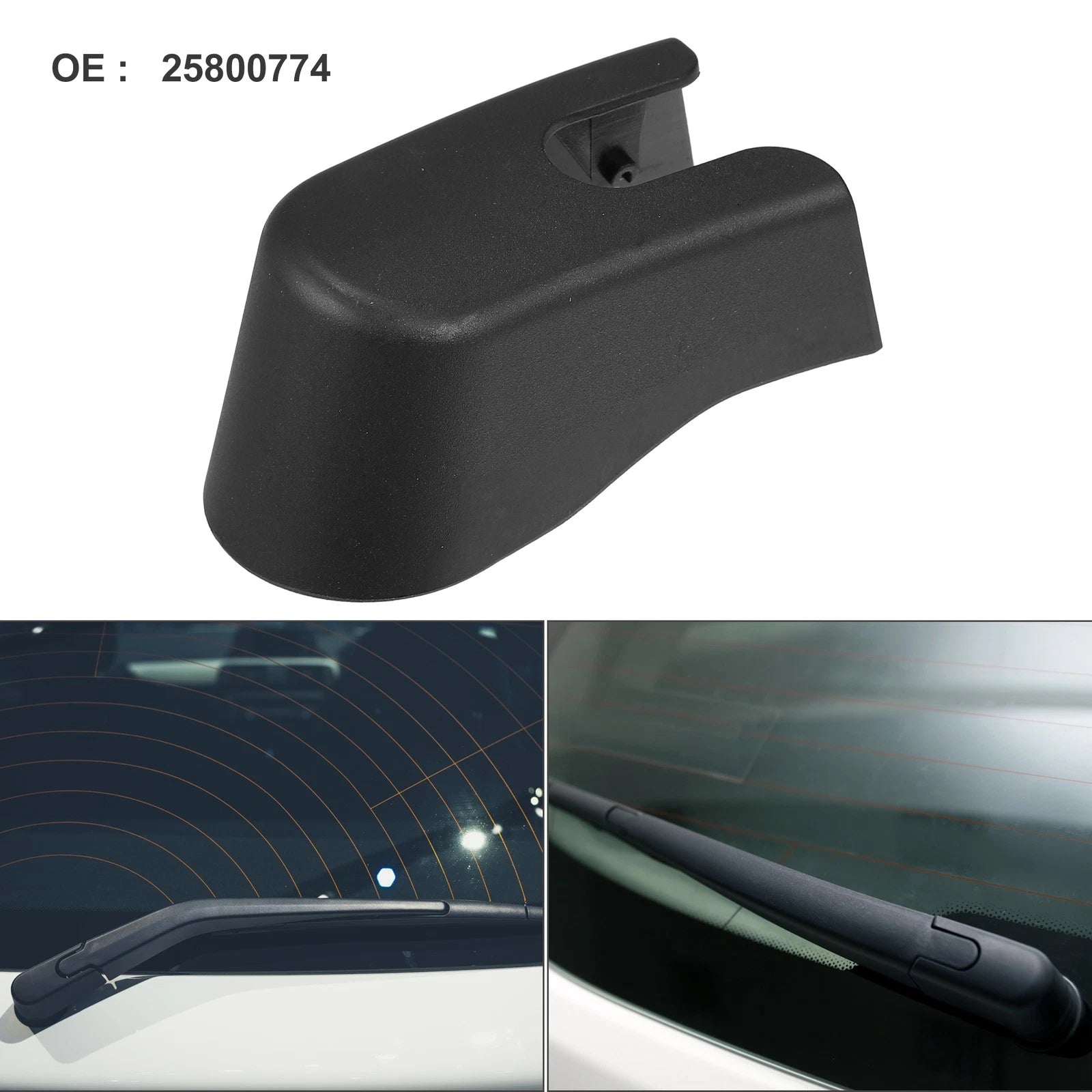 Wiper Arm Nut Cover Cap for Buick Enclave (2008–2017) - Pack of 1