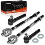 Set of 4 Front Inner & Outer Tie Rod Ends for Subaru Impreza 