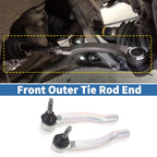 2pcs Front Outer Tie Rod Ends for Toyota Sienna (2011–2019)