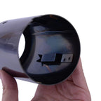 2 x Ti Black Exhaust Trim Tail Pipe for BMW E90 E92 325i 328i (2007-2010)