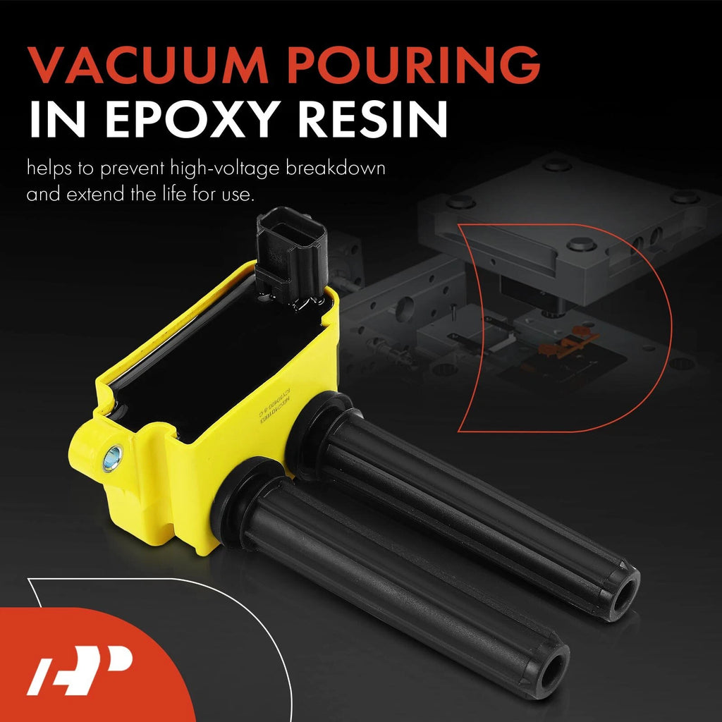 8x Yellow Ignition Coil for Jeep Grand Cherokee (2006–2024)