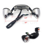 Rear Bullet Light Bar for Harley Street Road Glide FLHX FLTRX FLTRU (2010–2018)