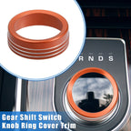 Gear Shift Switch Knob Button Ring Cover for Ford Maverick (2022–2023) Orange