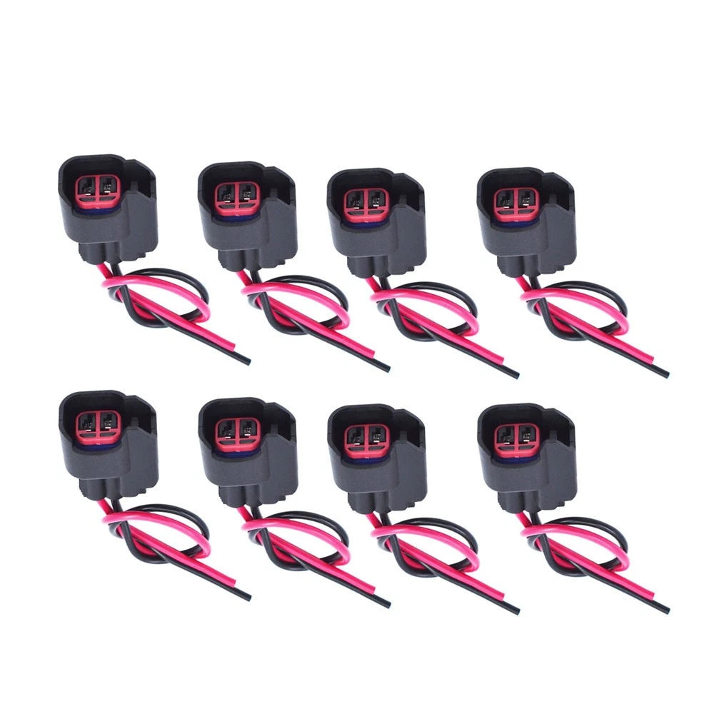 Set of 8 Wire Plug Clips for EV6 EV14 USCAR Fuel Injectors