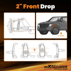Front Lowering Kit Spindles for Ford F-150 (1997–2003) Expedition 2WD Only