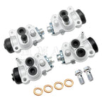 Set of 4 Front Brake Wheel Cylinders for Honda Fourtrax 300 4x4 (1988–2000)