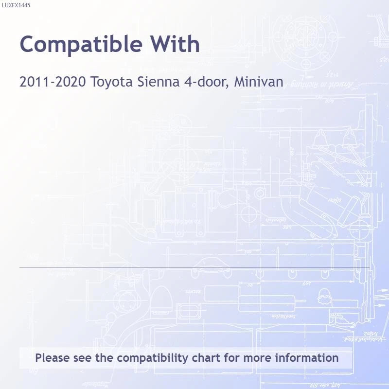 Chrome Window Package for Toyota Sienna (2011–2020) Luxury FX 8P