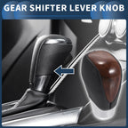 Automatic Gear Shifter Knob for Toyota Alphard 200 Series (2015–2020) Faux Leather Brown