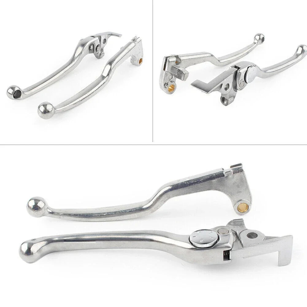 Chrome Aluminum Brake Clutch Levers for Yamaha FZ1 FZ6 FZ8 (2001-2005)