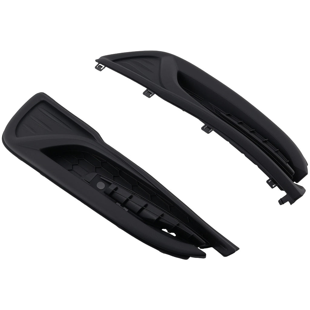 Set of 2 Front Bumper Fog Light Grille Covers for Honda Civic 2013–2015