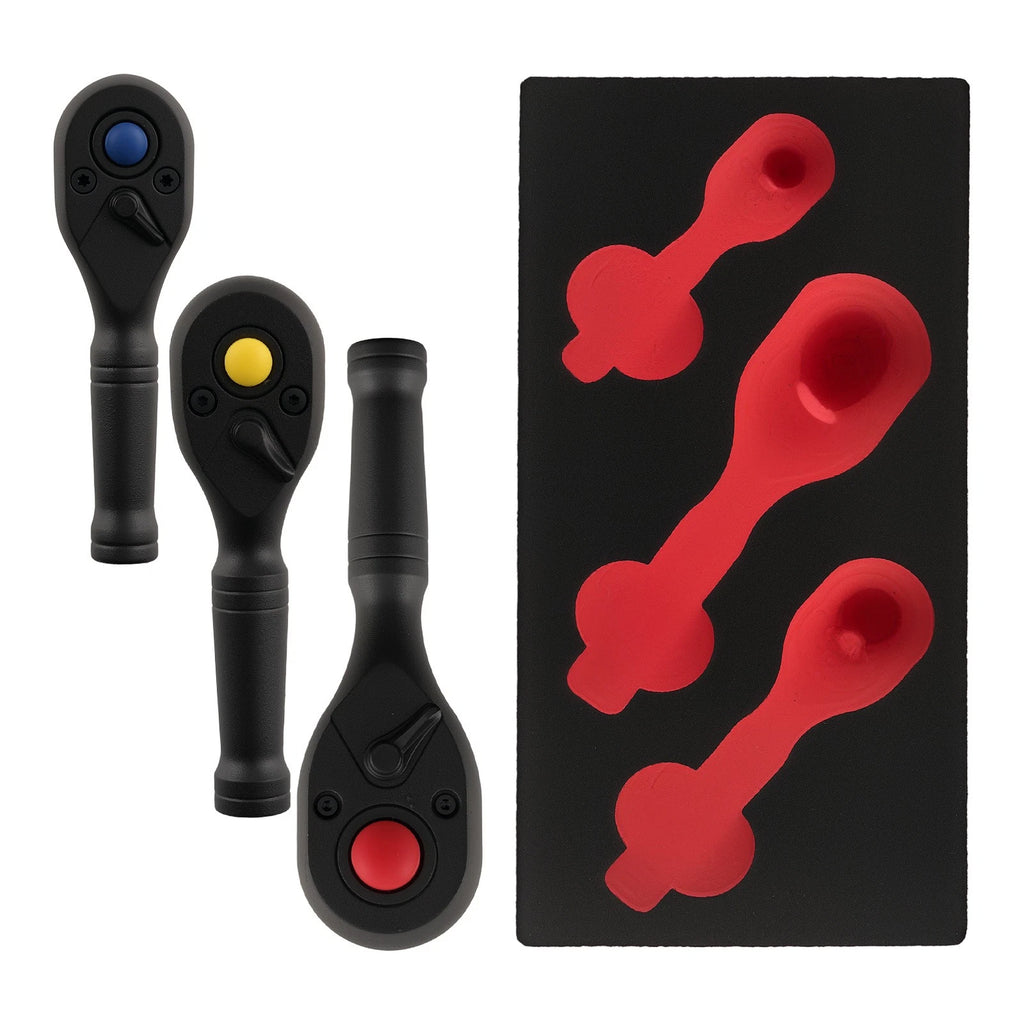 Quick Release Ratchet Set for Universal (1/4–1/2) (72T) (3-Piece) (New)