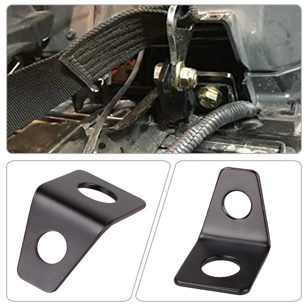 Set of 4 Seat Belt Mounting Brackets for 90 Degree Angle Installation
