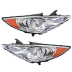 Pair LED Chrome Headlights for Hyundai Sonata (2011–2014)