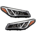 Pair of Headlights for Hyundai Sonata (2015–2017)