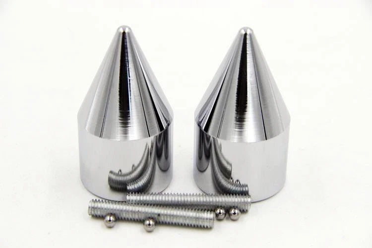 Chrome Spike Bar Ends for Suzuki GSXR 750 (1996–2013)