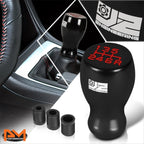 J2 Flat Top Teardrop Shift Knob for Universal 6-Speed Manual (Black)