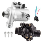 Electric Engine Water Pump + Thermostat Housing + Bolts Kit for BMW X5 (2007–2013)