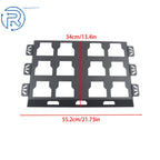 2X Mounting Plate for Organization System (100 lbs, Black)
