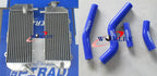 Aluminum Radiator & BLACK Hose for Yamaha WR450F (2007-2011)