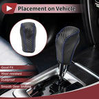 Gear Shift Knob Cover for Honda Inspire (2023) Blue Faux Leather